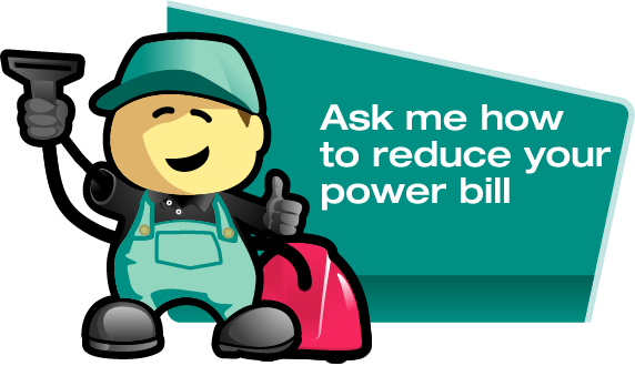 Ask me how to reduce your power bill